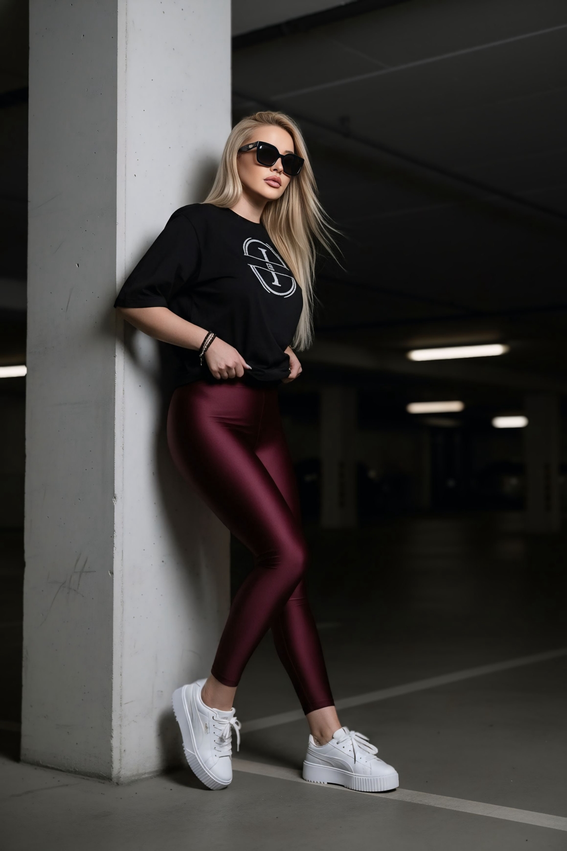 Лъскав клин Burgundy Shine