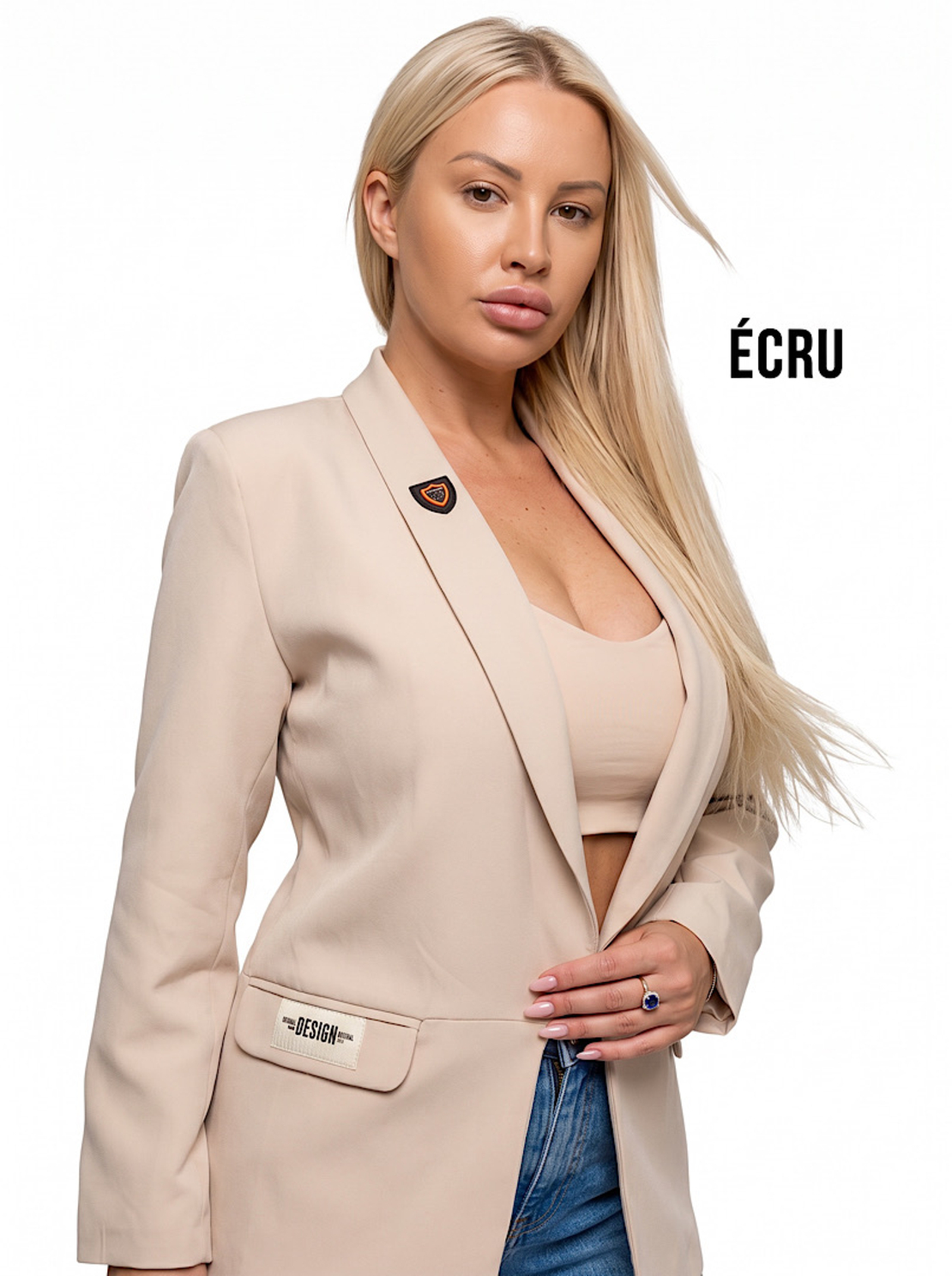 Дамско сако Écru