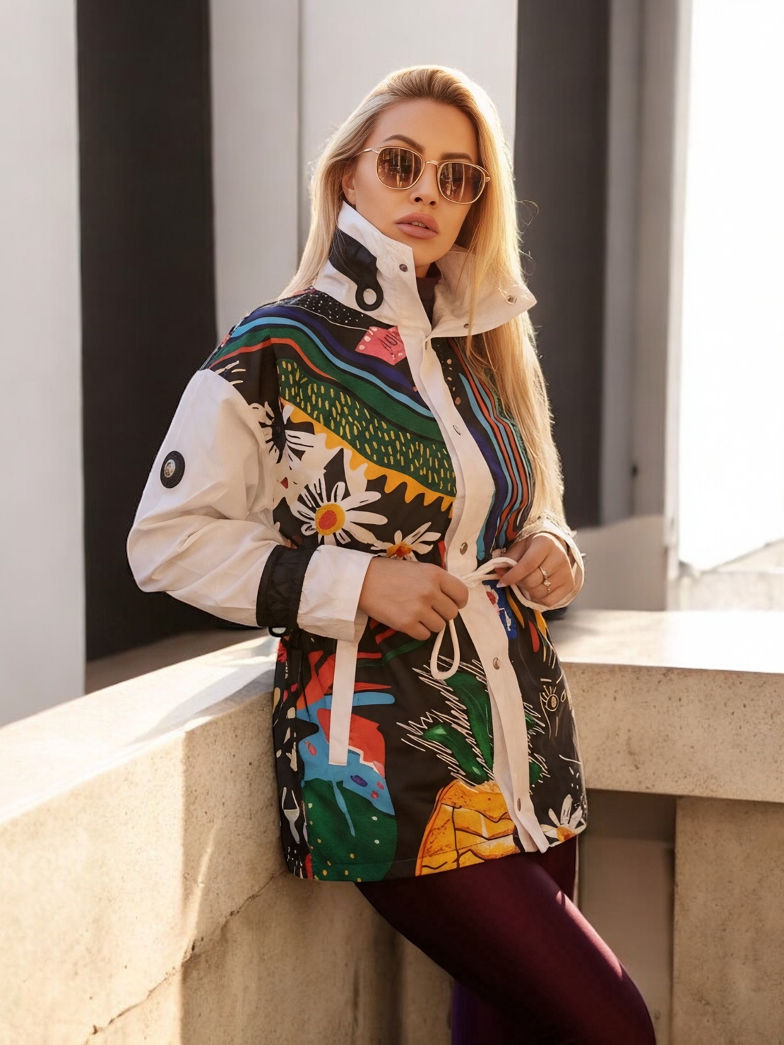 Тънко дамско шушляково яке Art Vibe