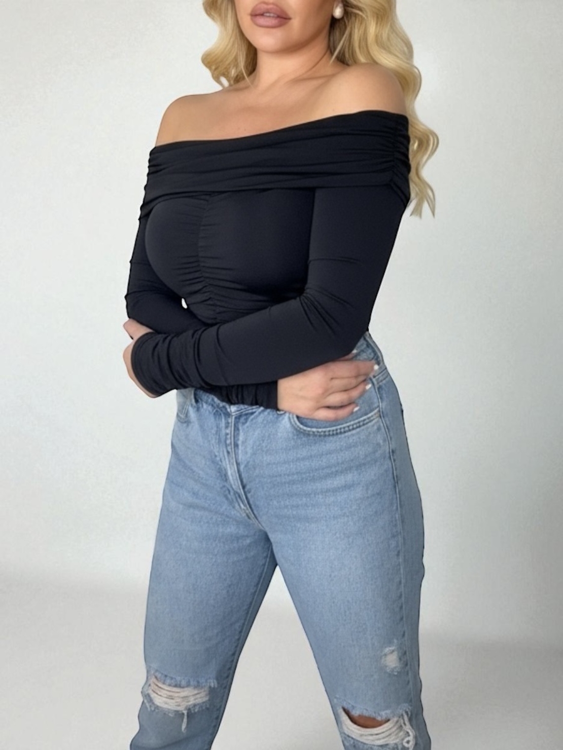 Дамска блуза Black Allure