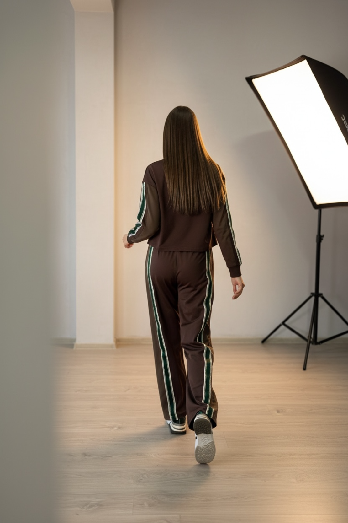 Brown Sport Chic Set