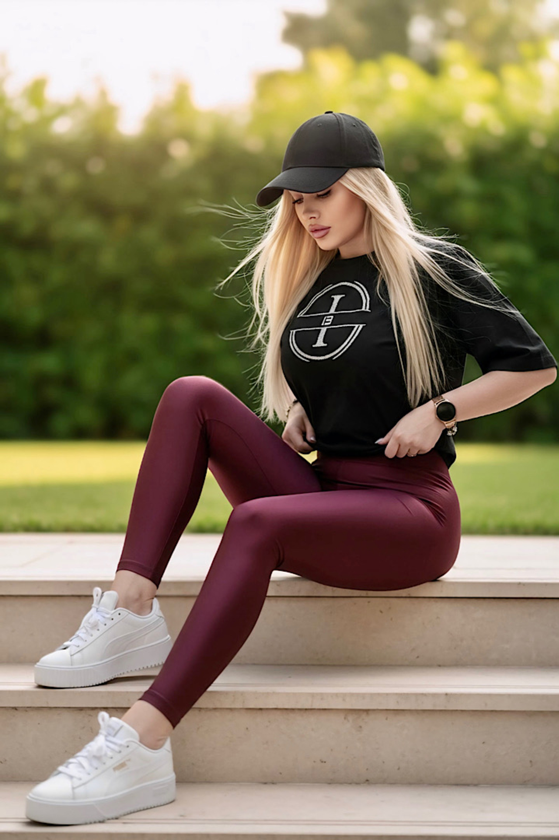 Лъскав клин Burgundy Shine