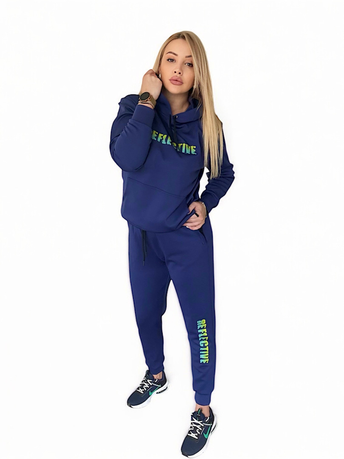 Reflective Blue Neon Set