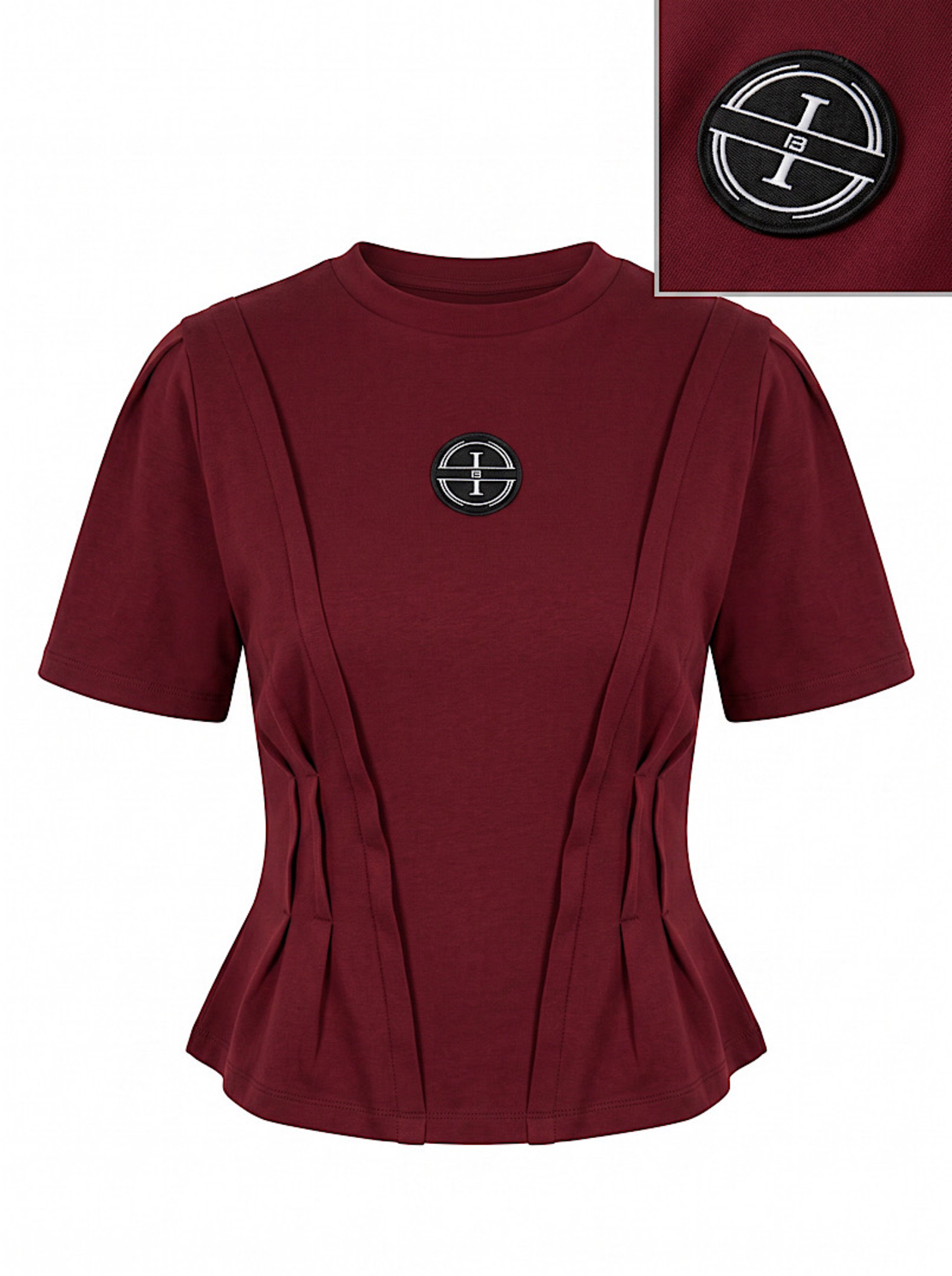 Couture Tee- Дамска бордо тениска