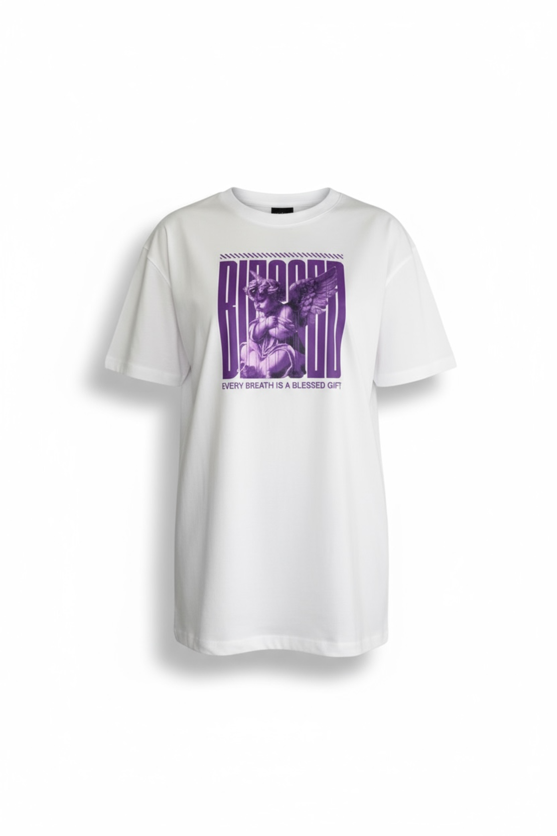Тениска Purple Angel Oversize