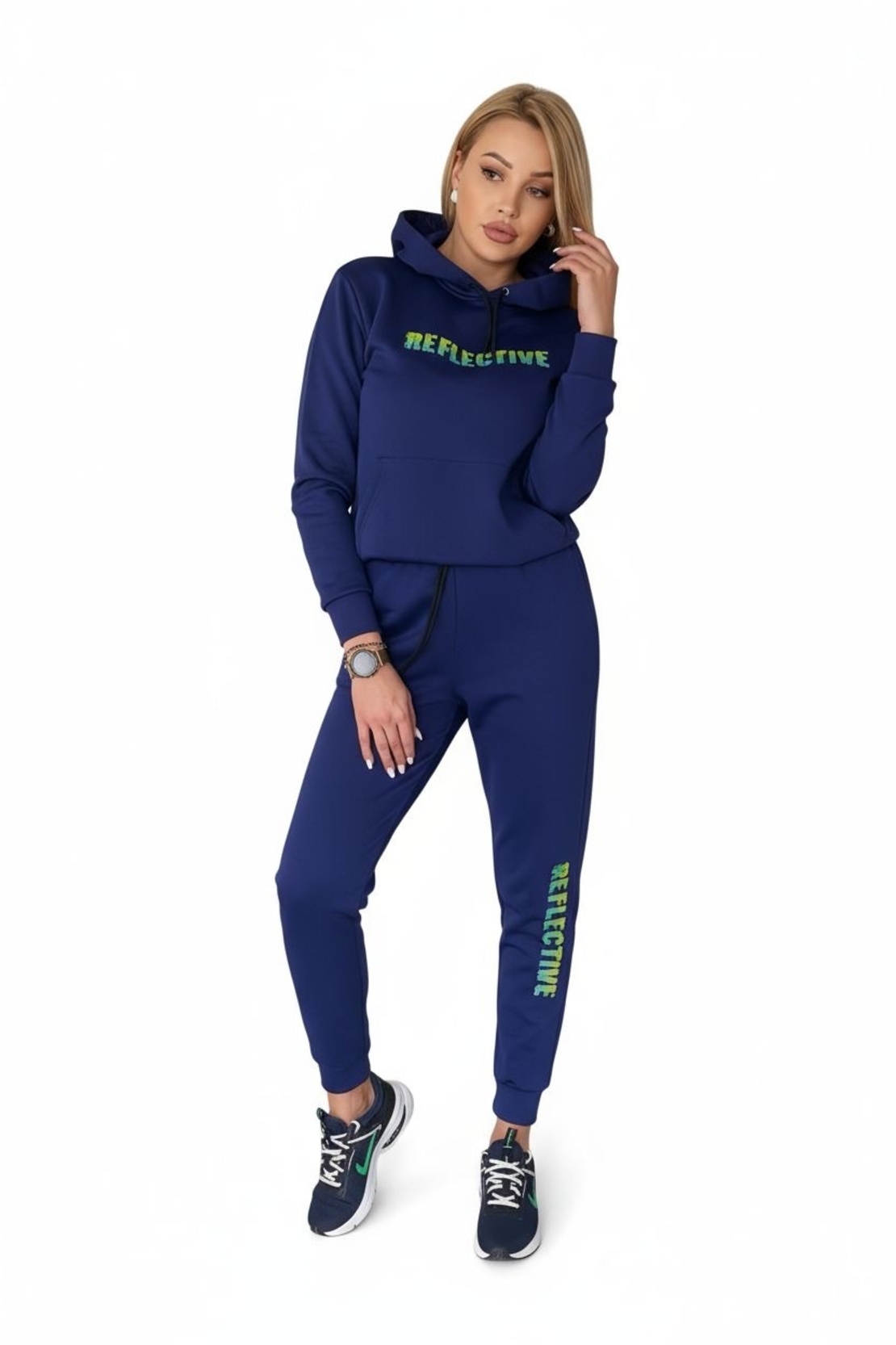 Reflective Blue Neon Set