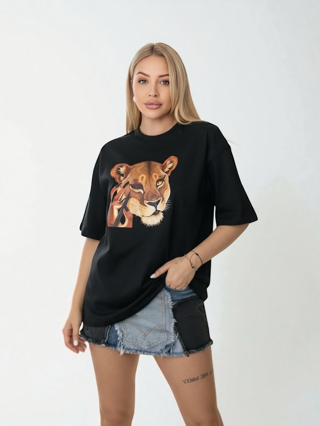 Тениска Fierce Beauty Oversize