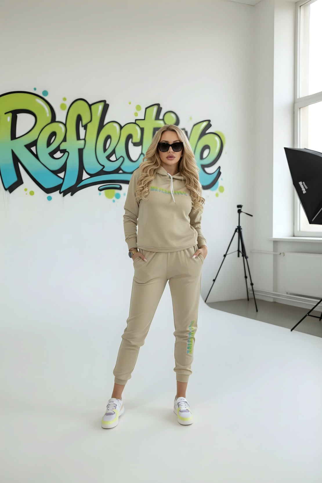 Reflective Beige Set