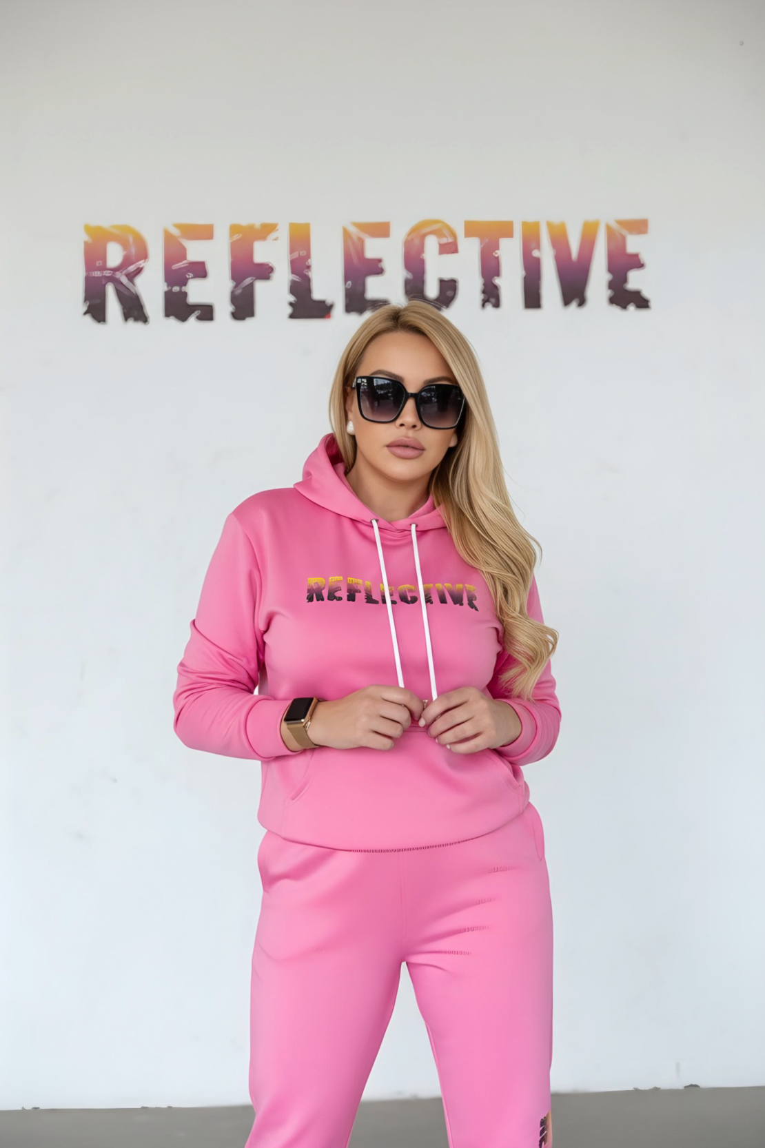 Reflective Pink Set