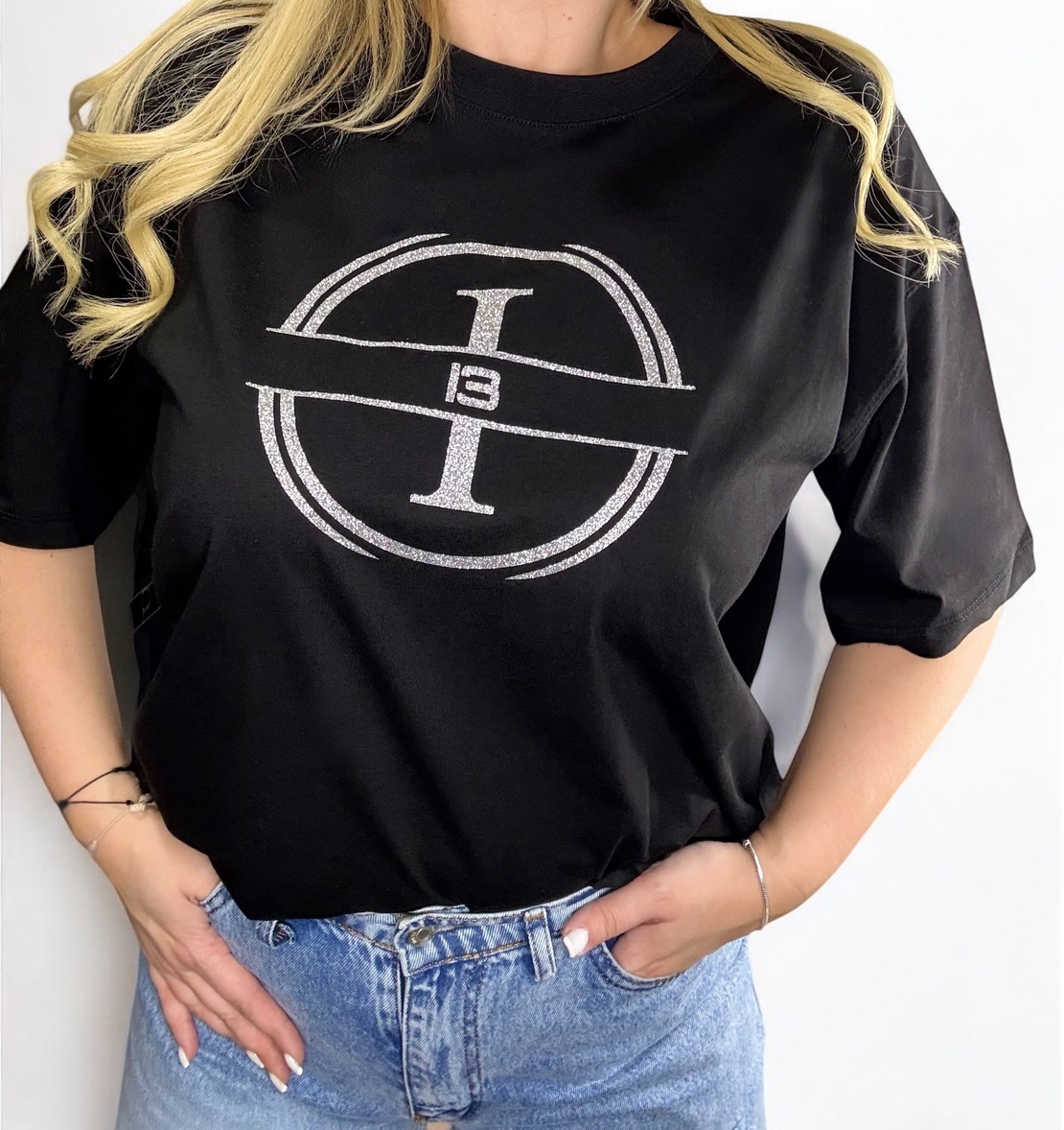 Тениска Black I13 Oversize
