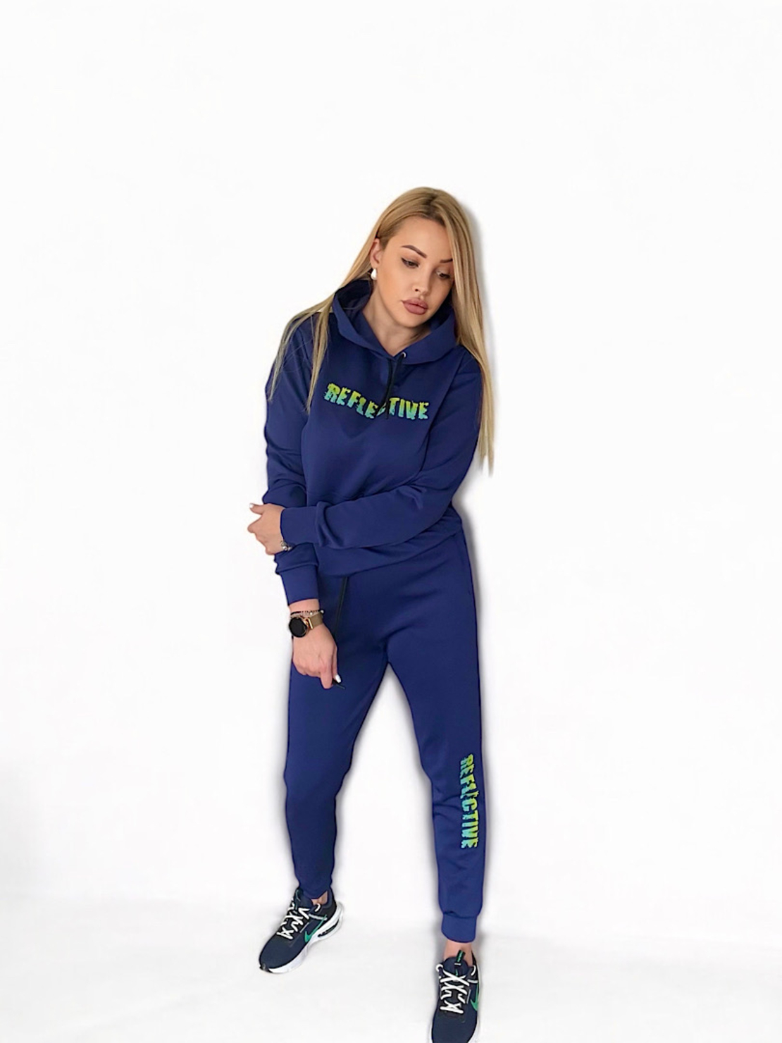 Reflective Blue Neon Set