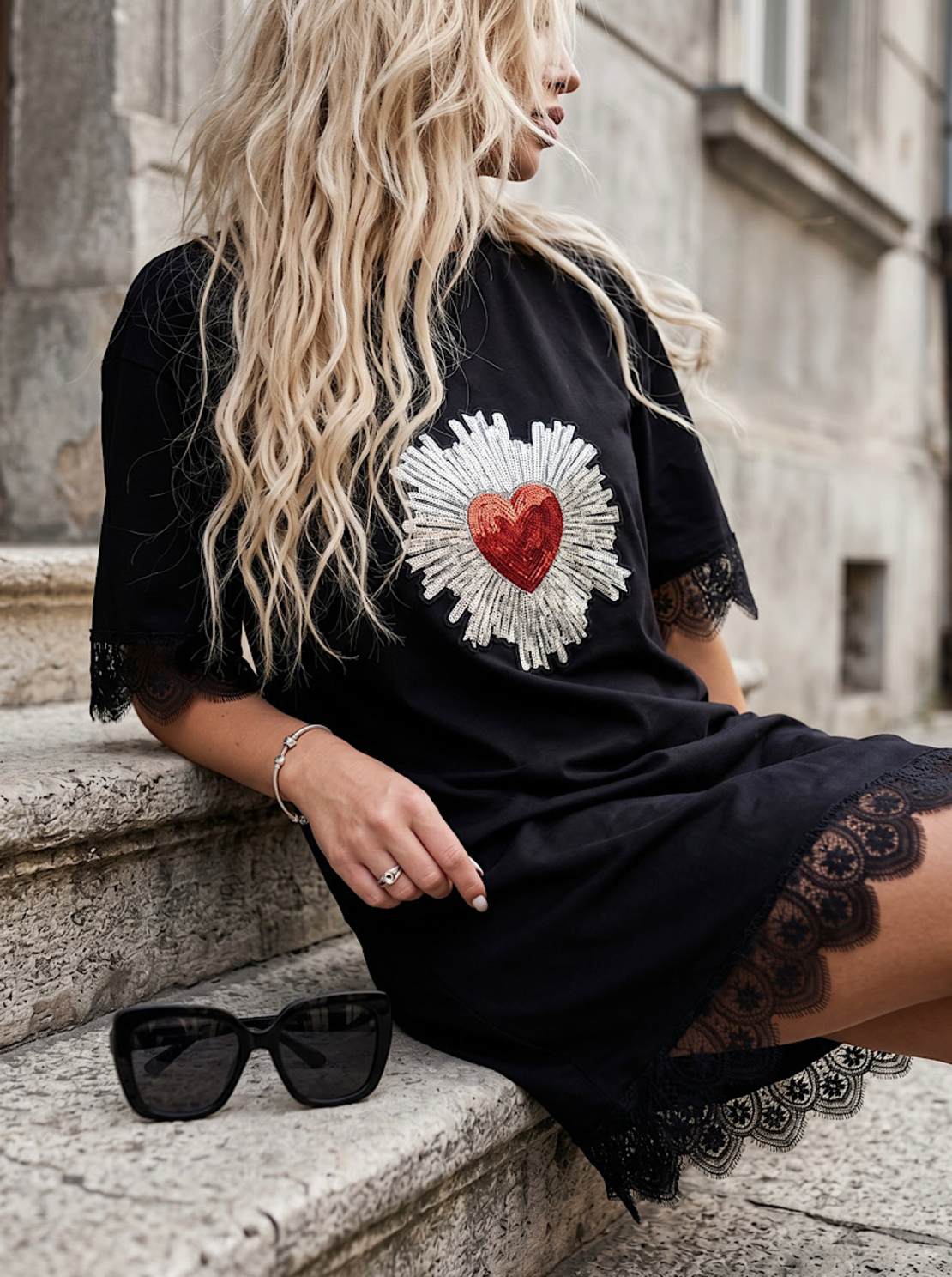 Дамска рокля Heartlight Black Dress