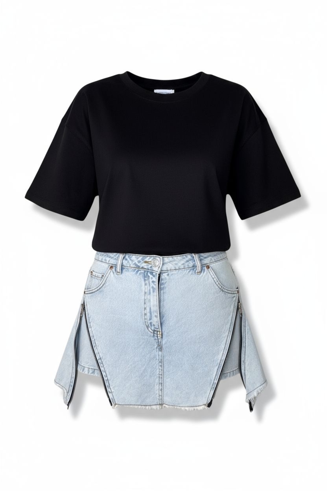 Дънкова пола-панталон Denim Illusion