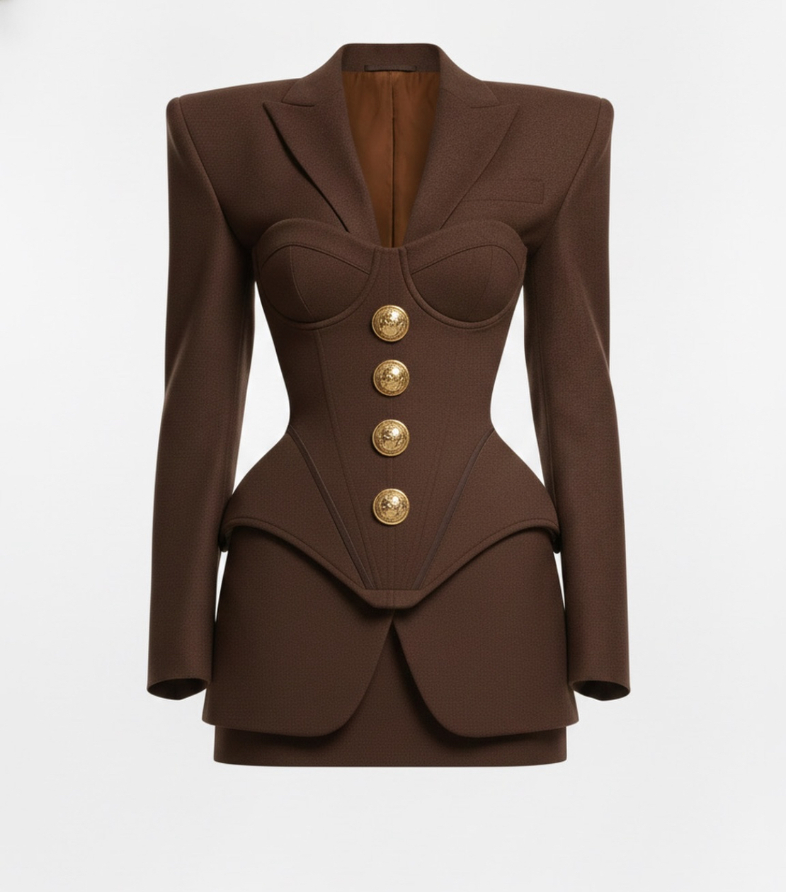 “Royal Mocha” 3-Piece Set - Елегантен костюм