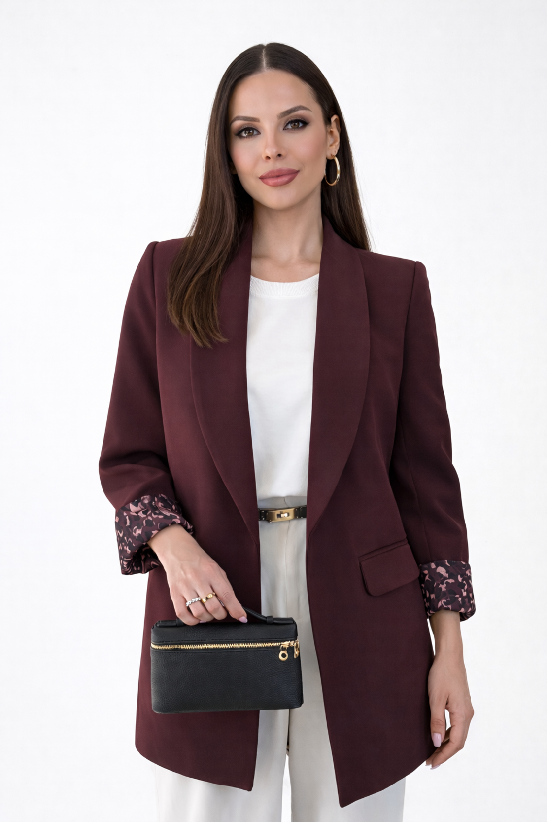 Tailored Blazer burgundy – Издължено  сако
