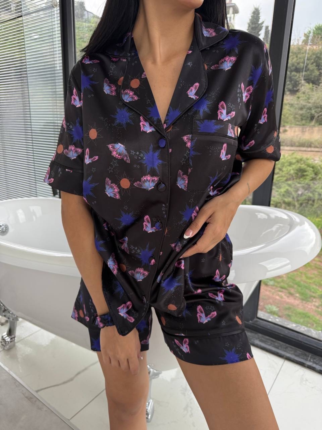 “Butterfly Night” - Сатенен сет