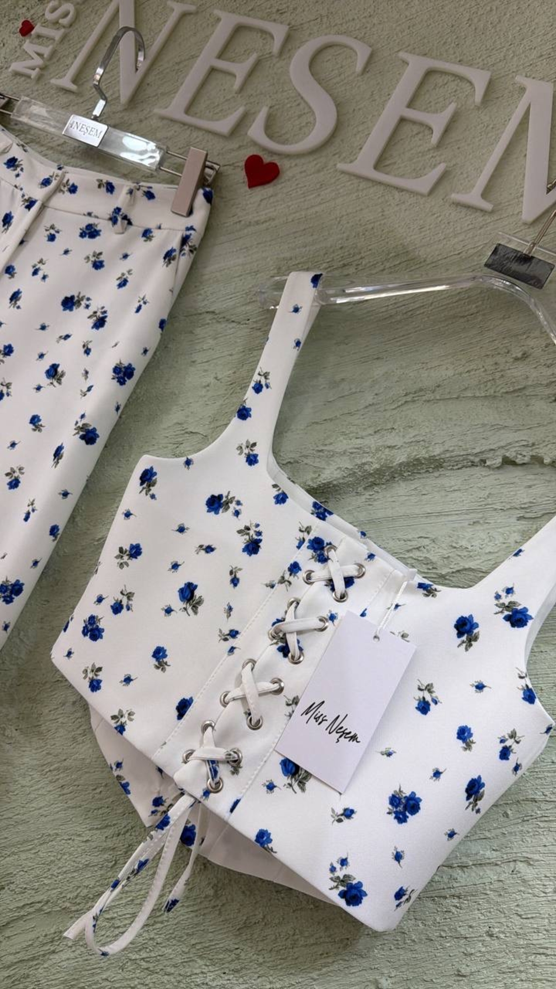 “ Vintage Rose Set” blue - комплект