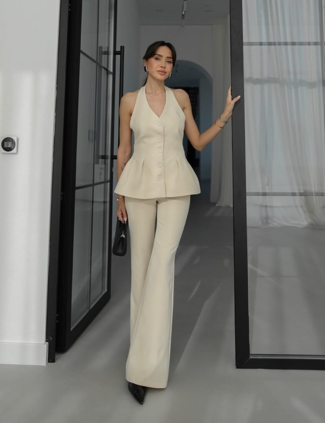 “POWER SILHOUETTE” beige - костюм