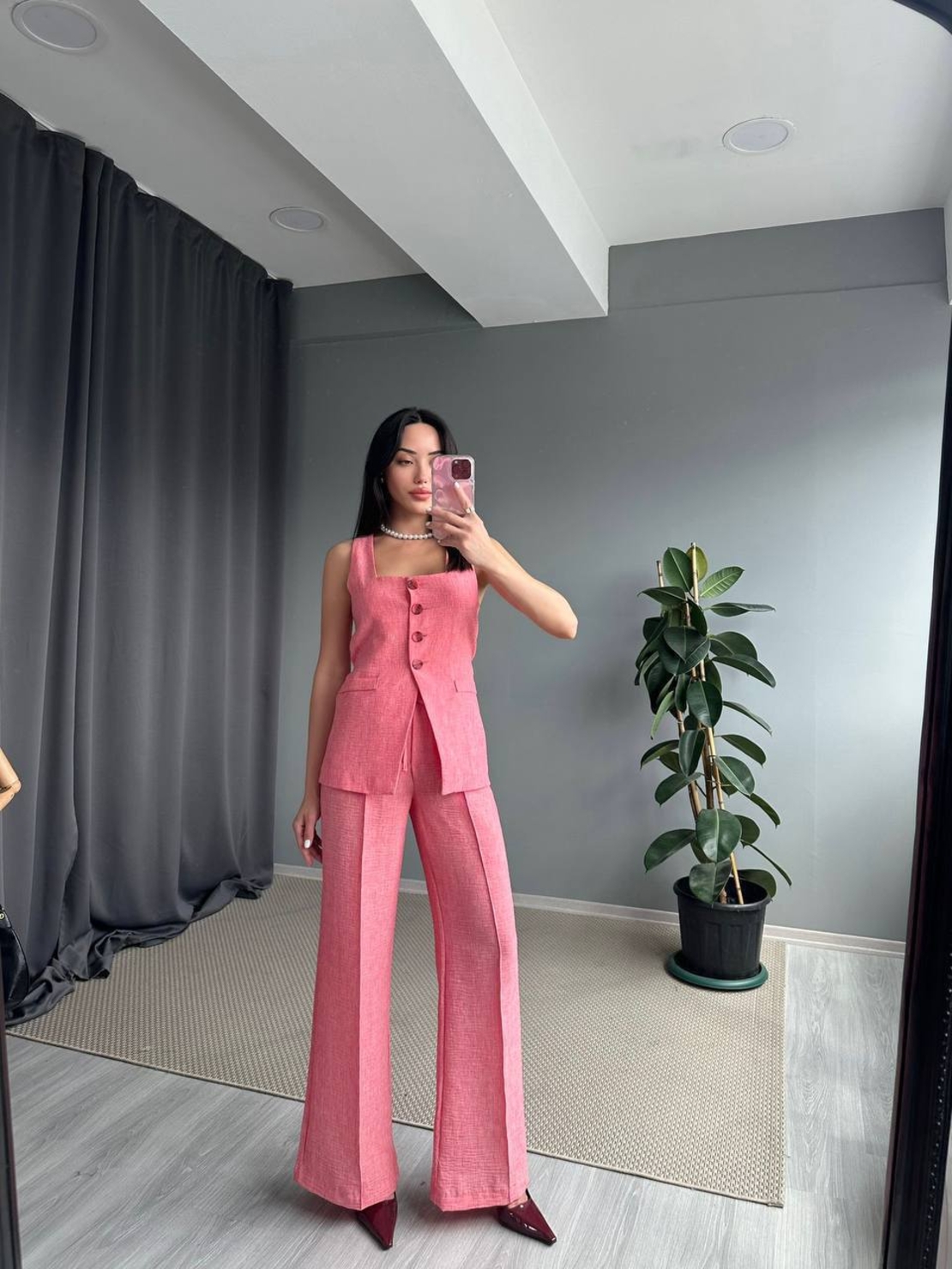 URBAN CHIC Комплект елек и панталон Pink