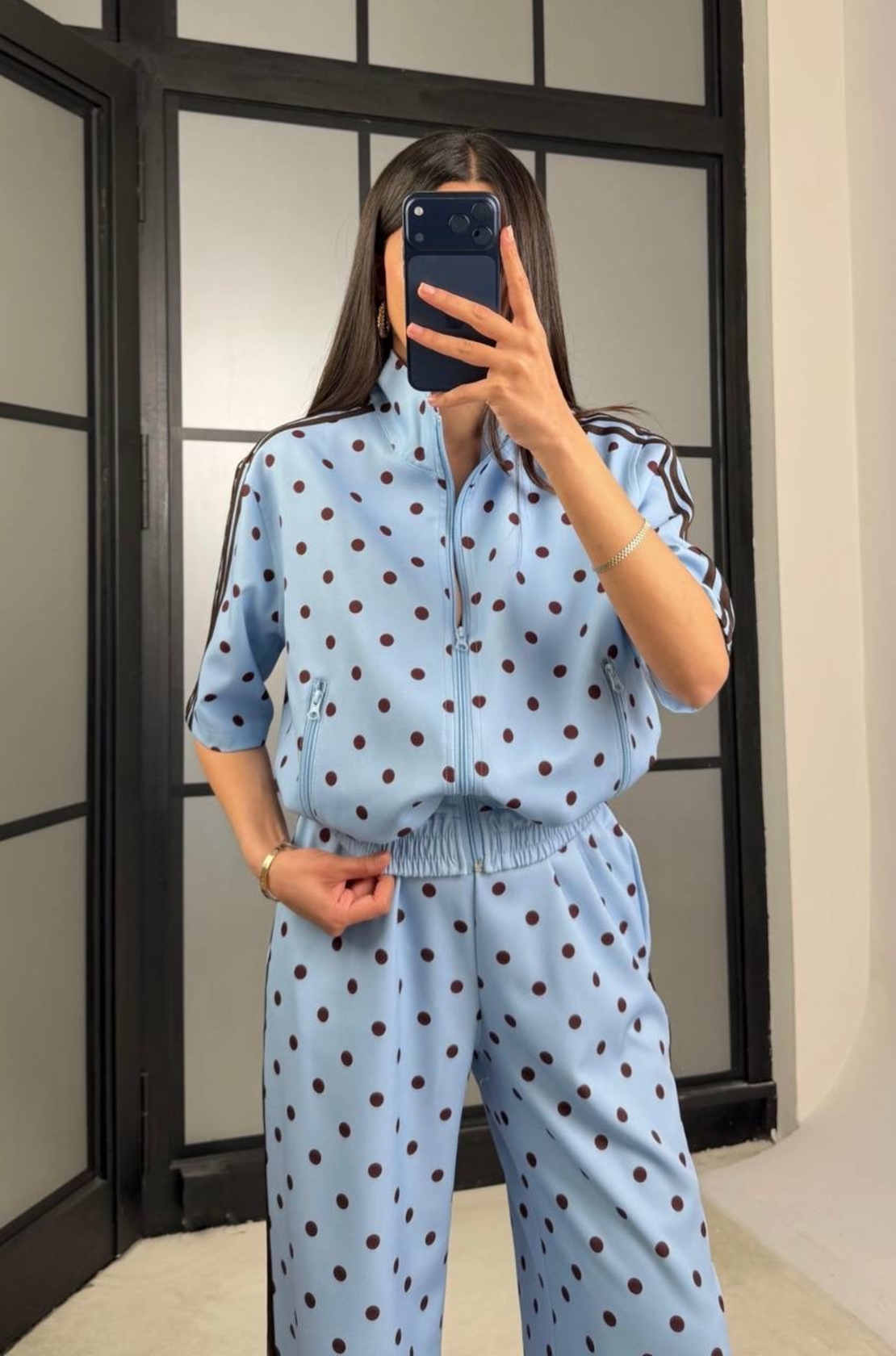 “Dots Vibe Set” blue - сет две части