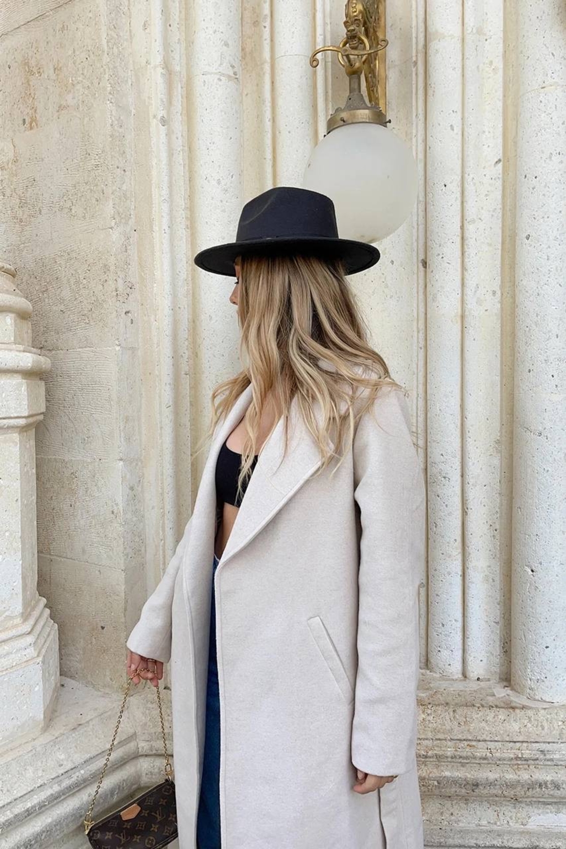 Aurora – дълго преходно палто от кашмир beige