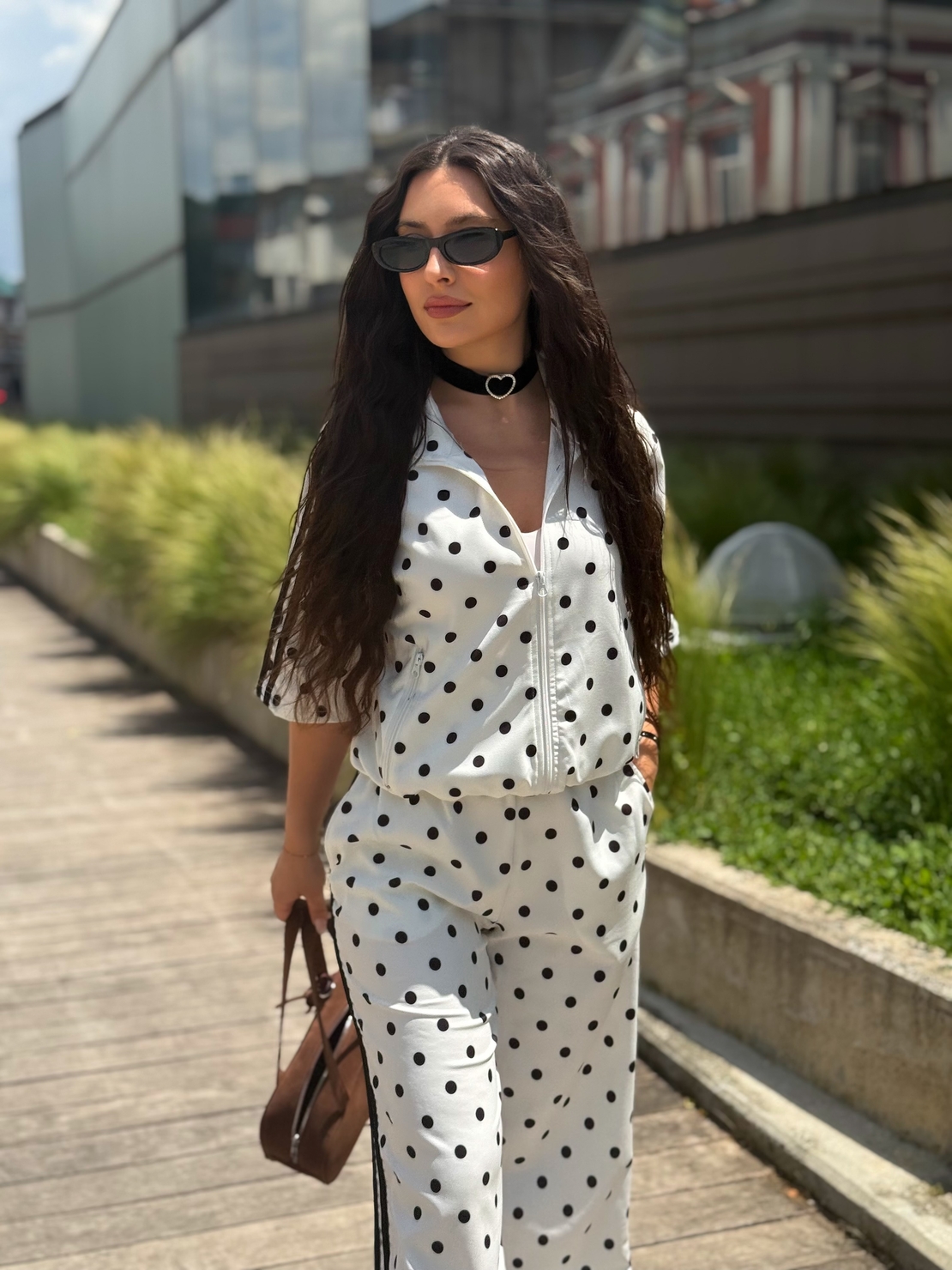 “Dots Vibe Set” white - сет две части