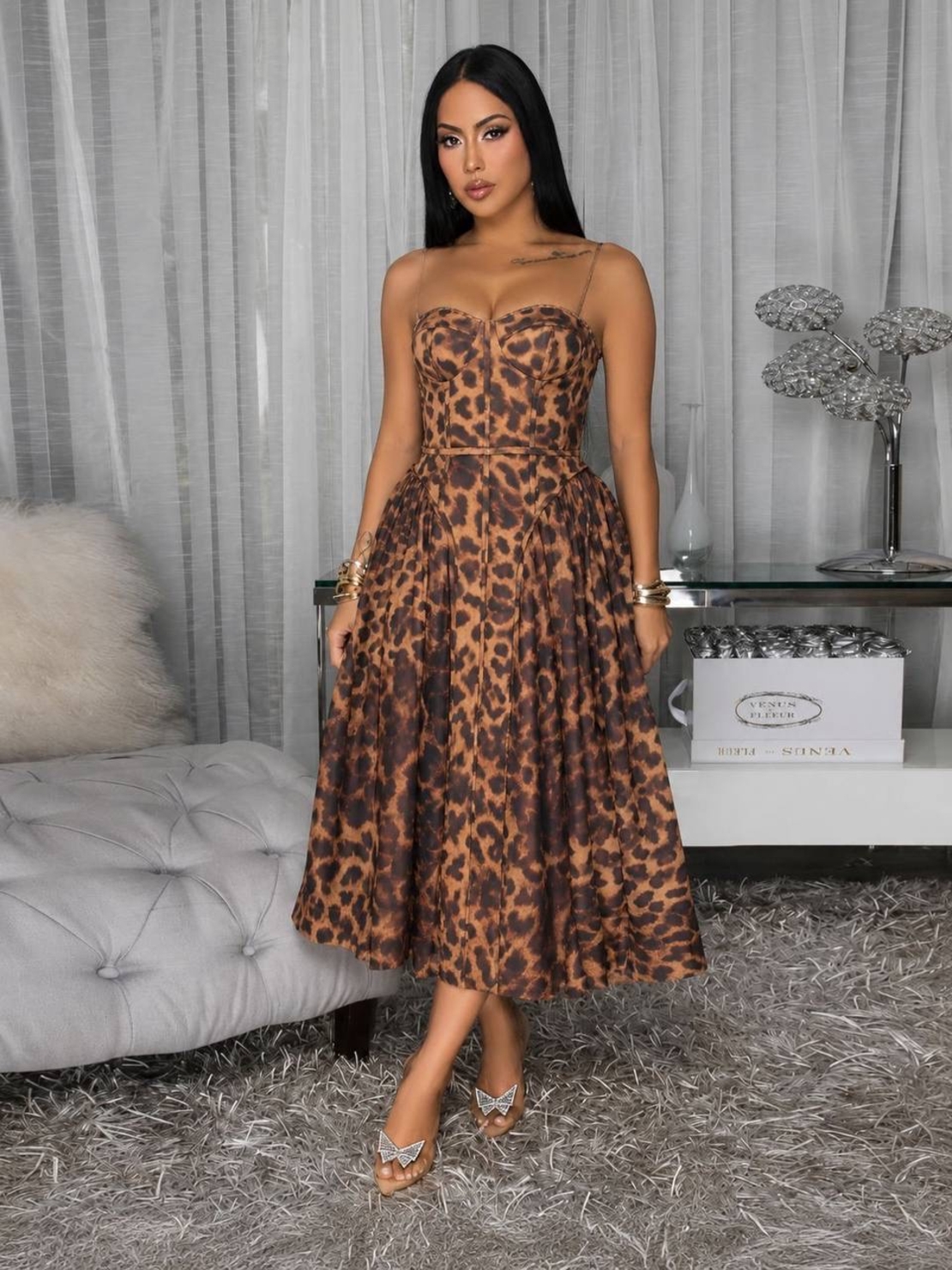 “ Wild Elegance Dress” – Premium Edition РОКЛЯ