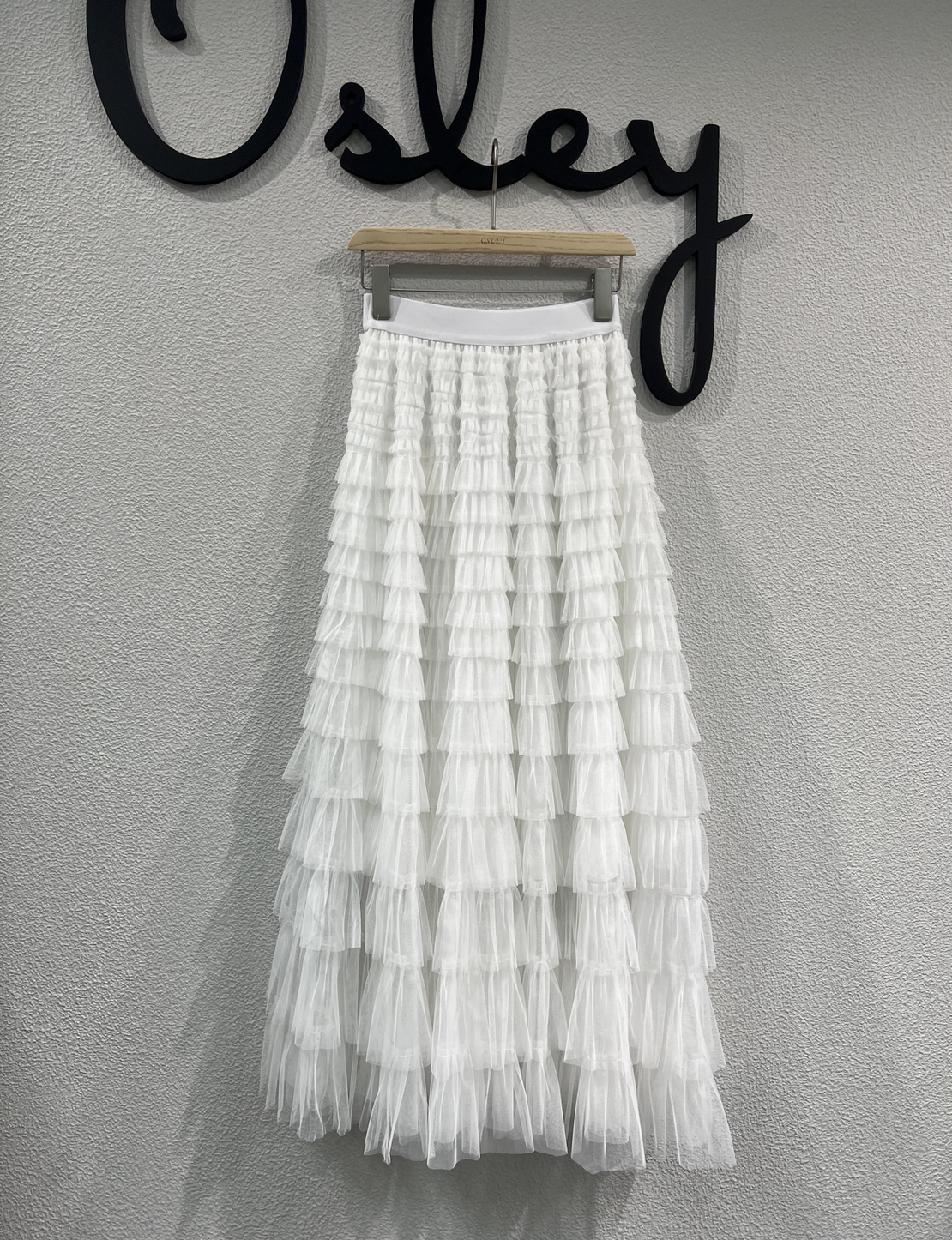 “ Amélie Tulle Maxi Skirt “ – Cream
