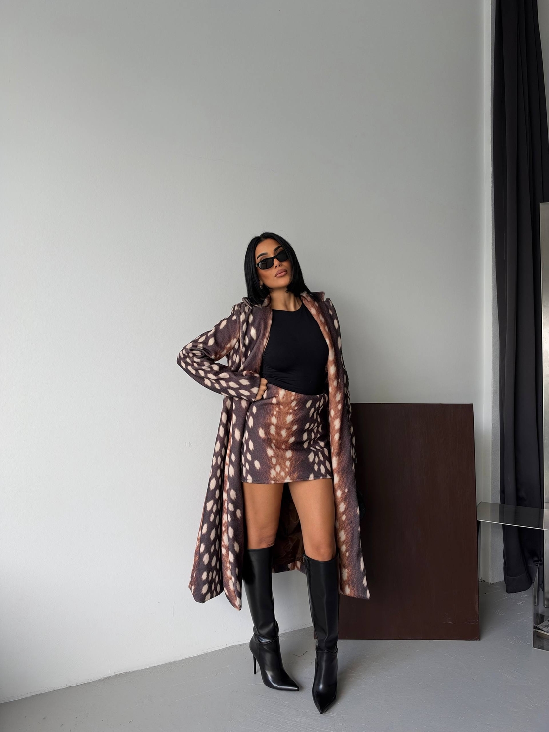 “  Leopard Chic “ - Палто и пола