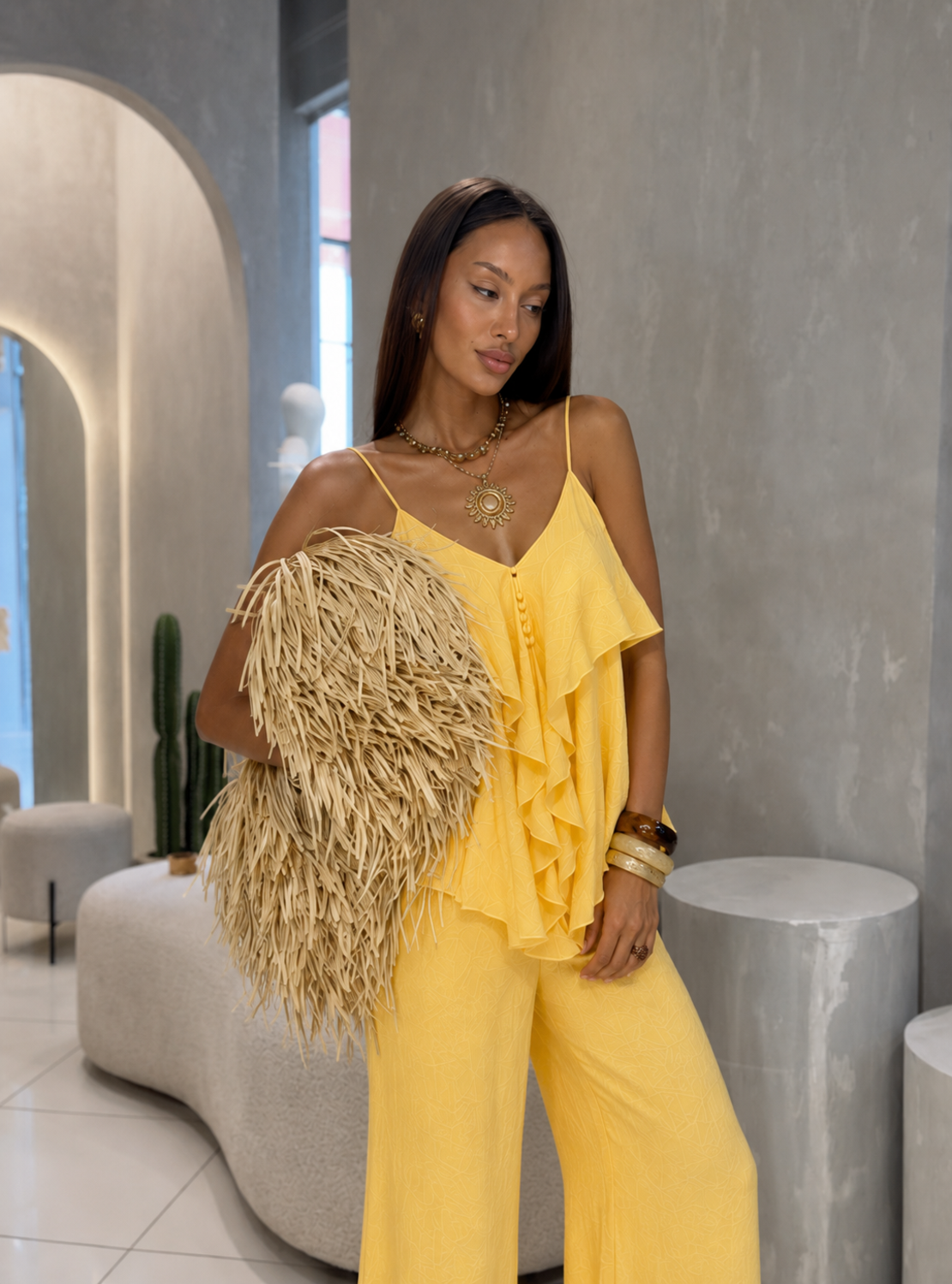 “ Amalfi” yellow - Сет