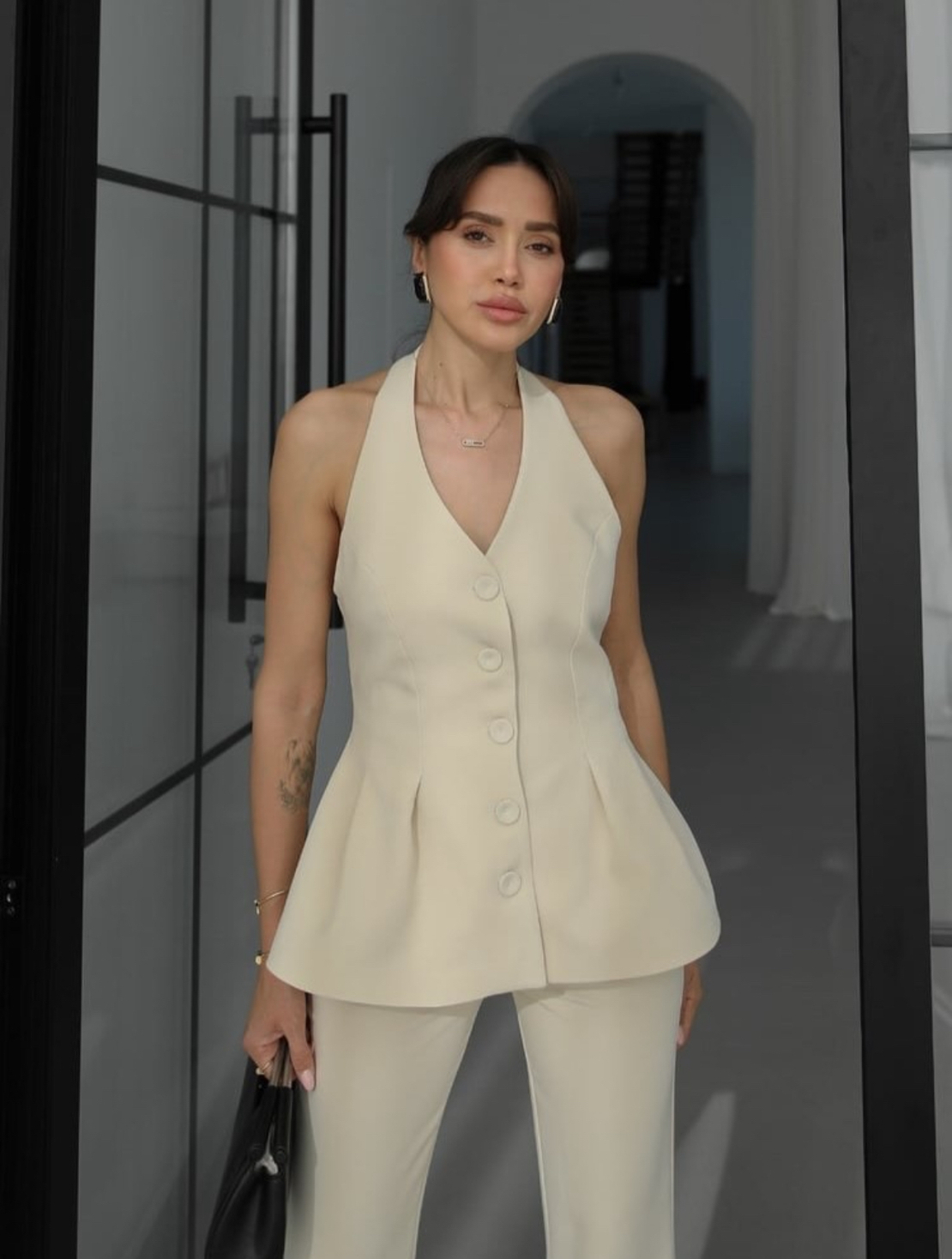 “POWER SILHOUETTE” beige - костюм