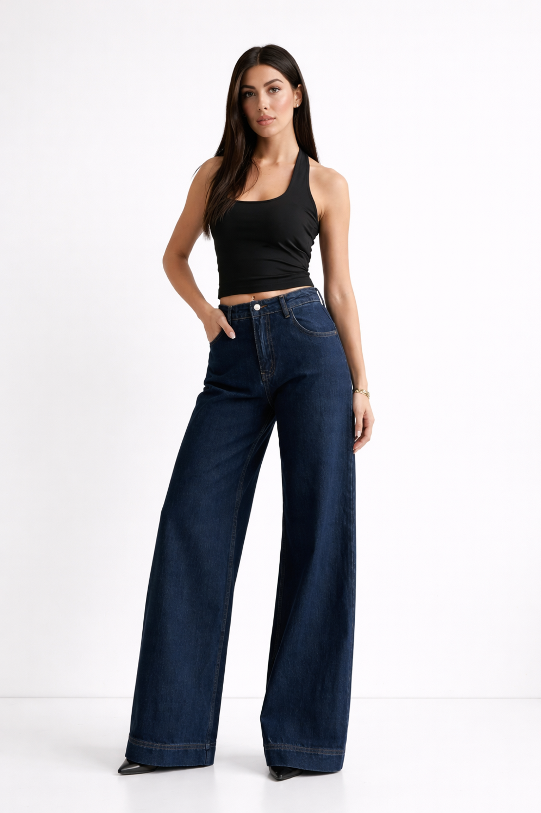 Дънки - Wide Leg Denim Icon
