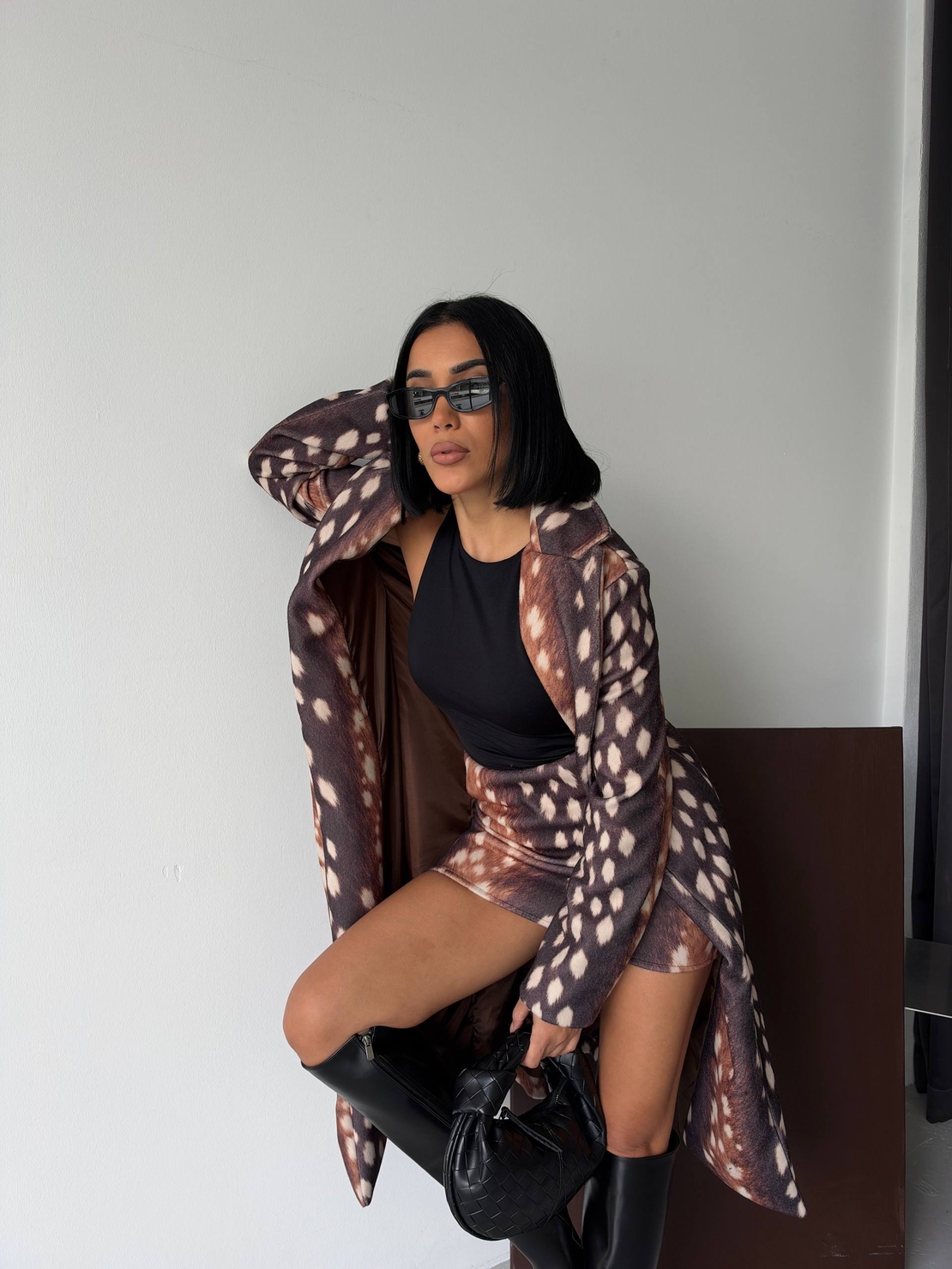 “  Leopard Chic “ - Палто и пола