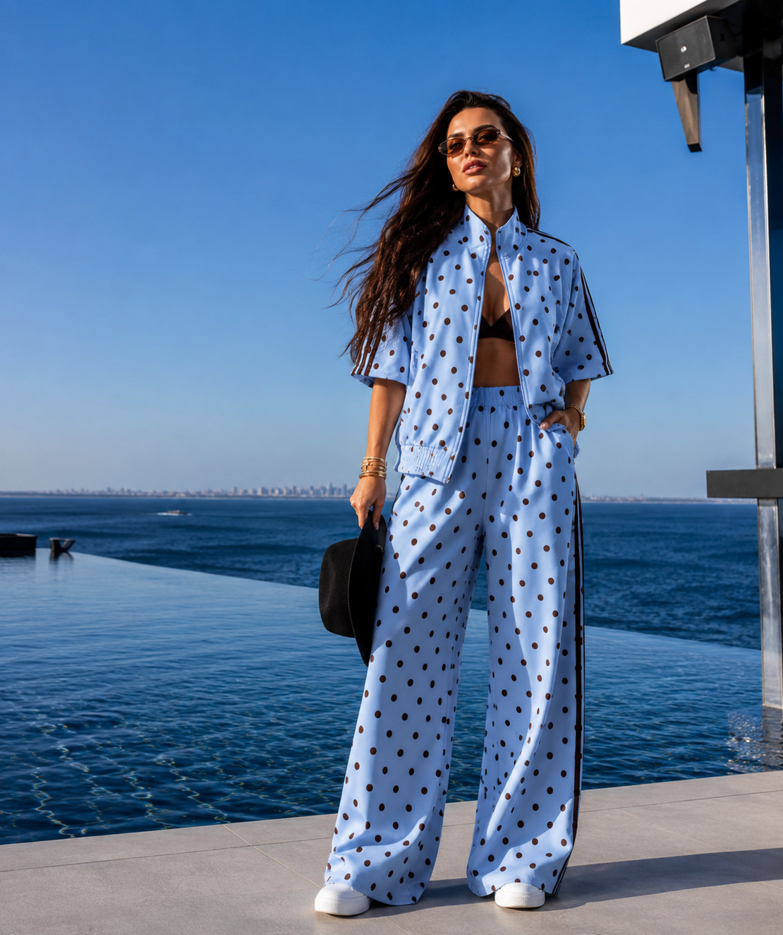 “ Dots Vibe Set” blue - сет две части