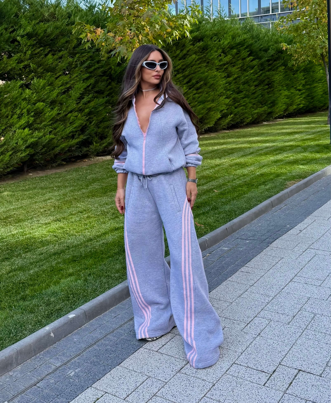 “ Urban Comfort” grey -  Спортен ватиран екип