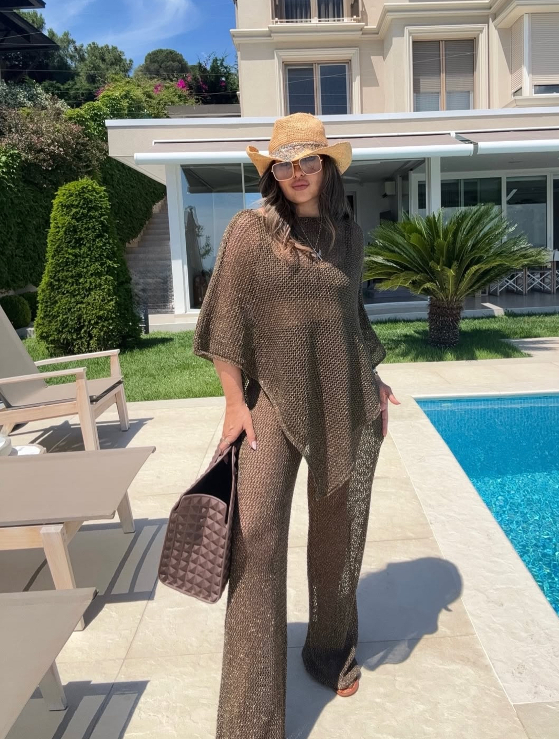 “Lurex Breeze Set”  Siyah Gold - сет две части