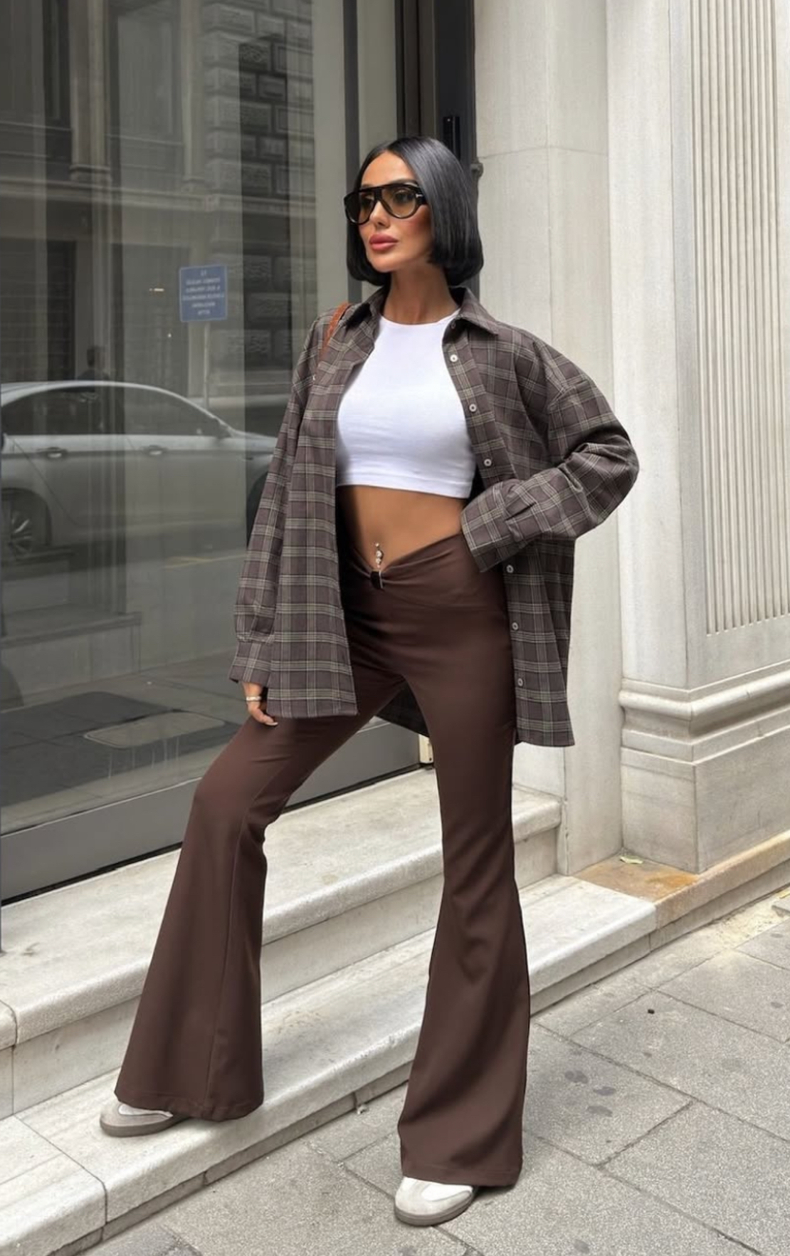 Mocha – Клош панталон с акцент на талията