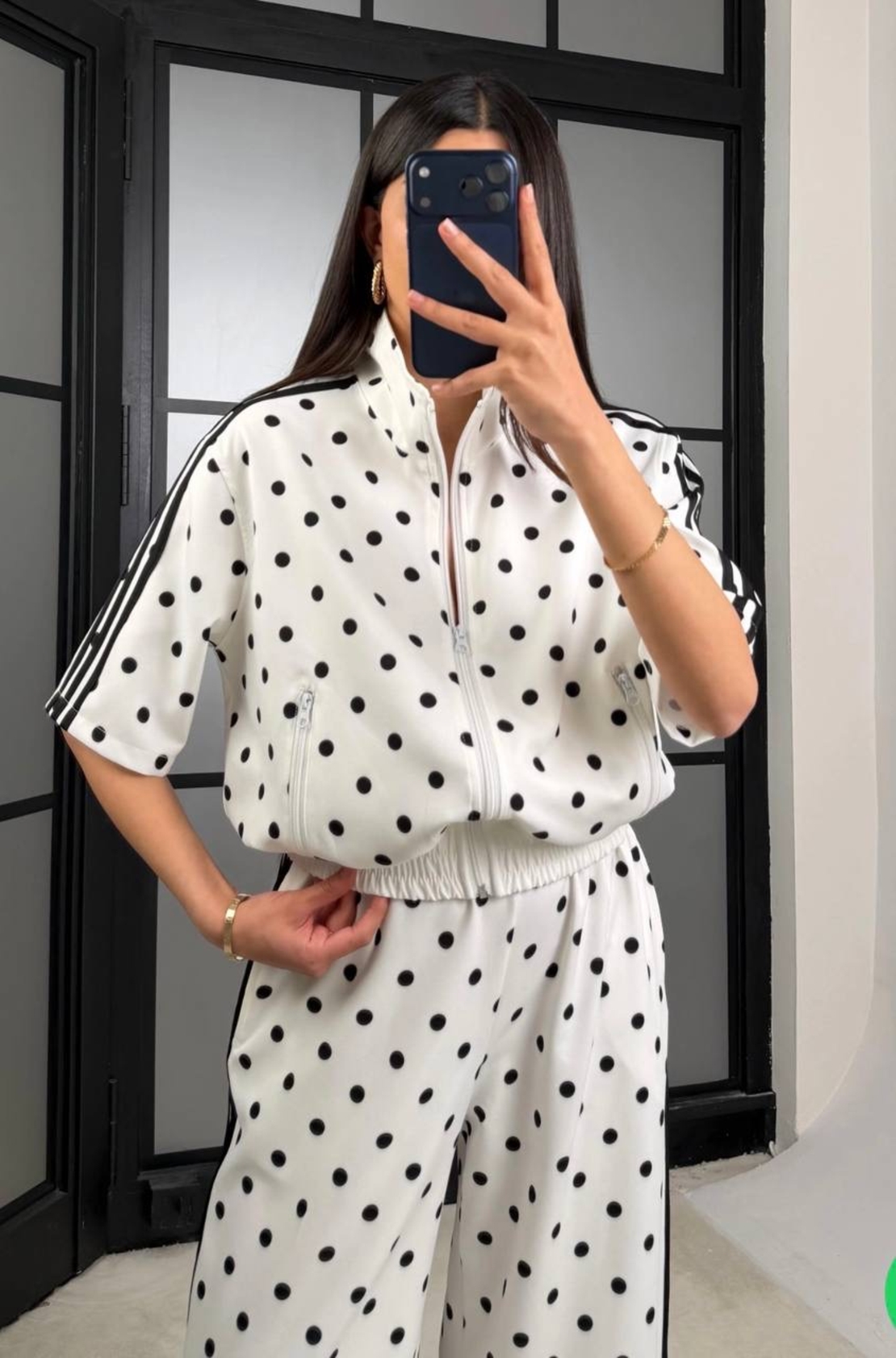 “Dots Vibe Set” white - сет две части