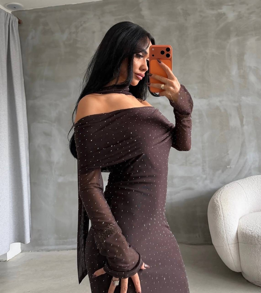 Рокля „Moonlight“ mocha