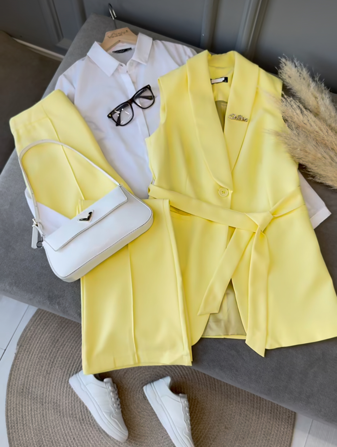 “Modern Tailor” Yellow– Костюм Вдъхновен от Zara