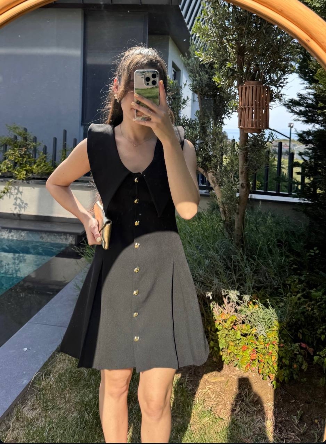 Luxe Dress в Черно