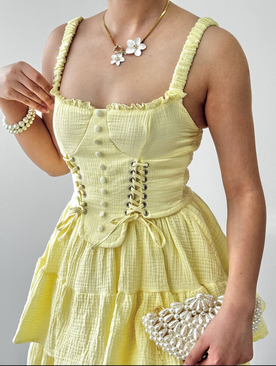 “Daisy “ yellow- Лятна рокля