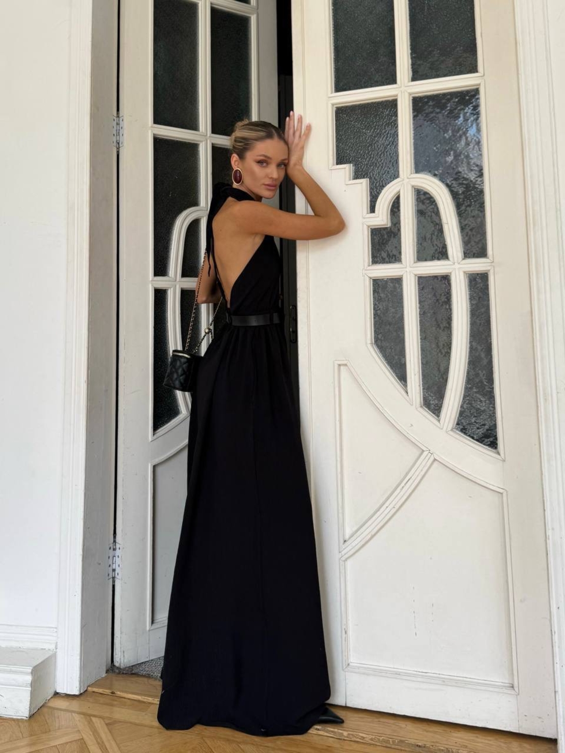“HALTER ELEGANCE” black - гащеризон
