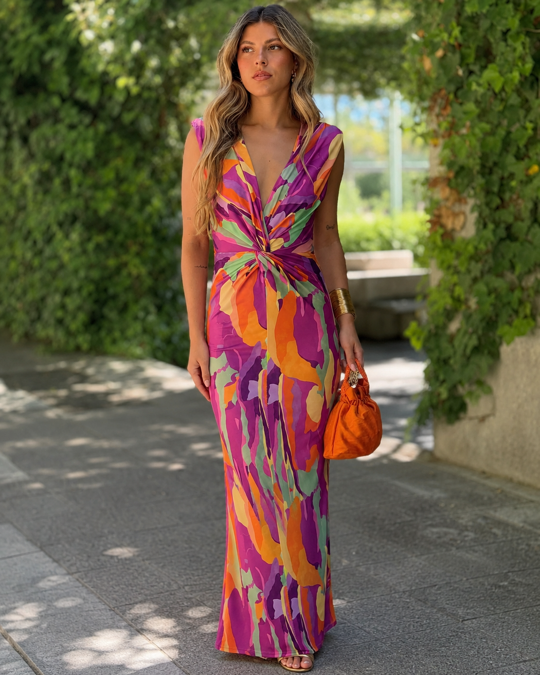 “ Sunset Mirage Maxi Dress” - дълга рокля
