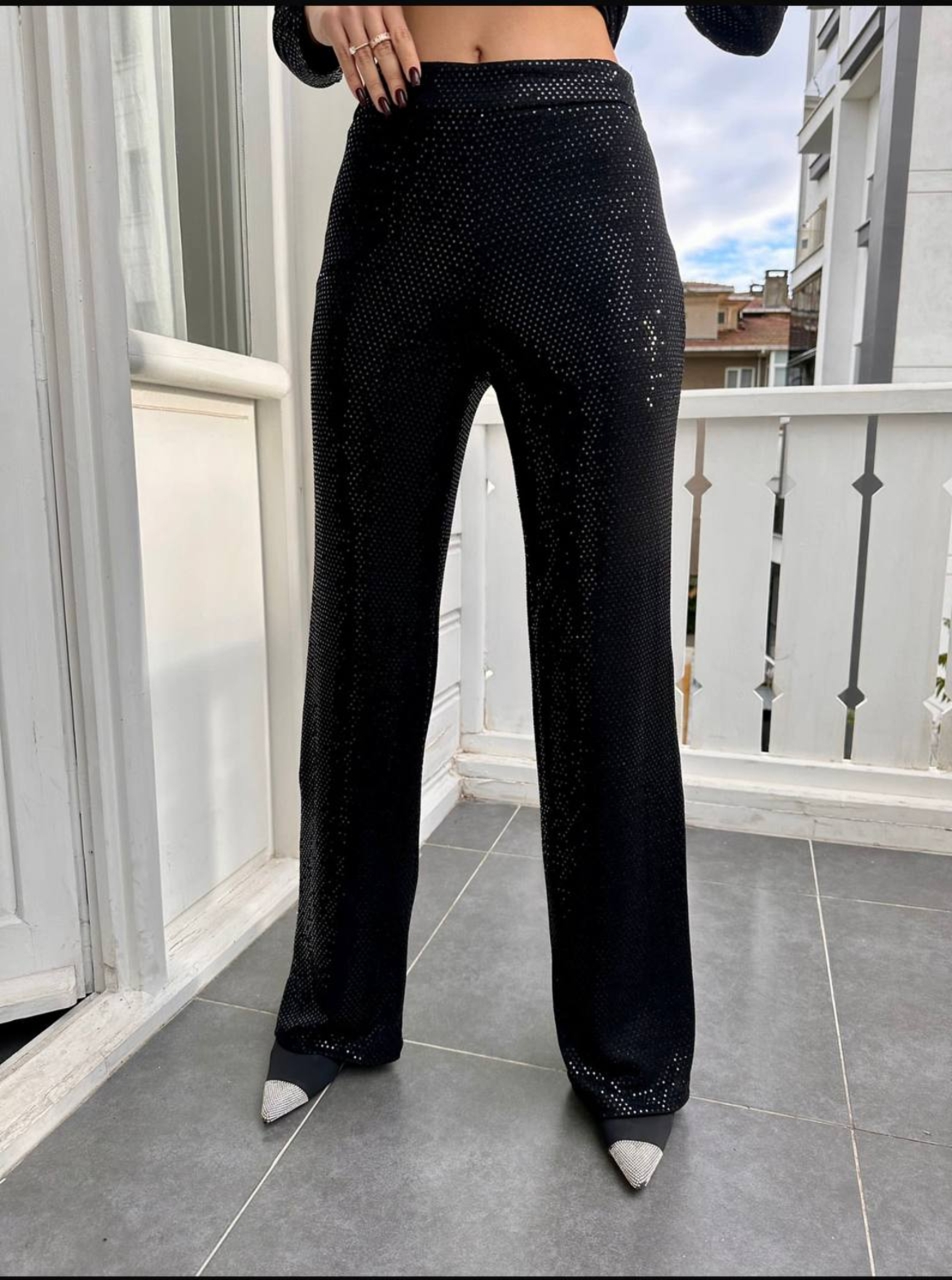 “Shine Party Suit” Black – Елегантен костюм с пайети
