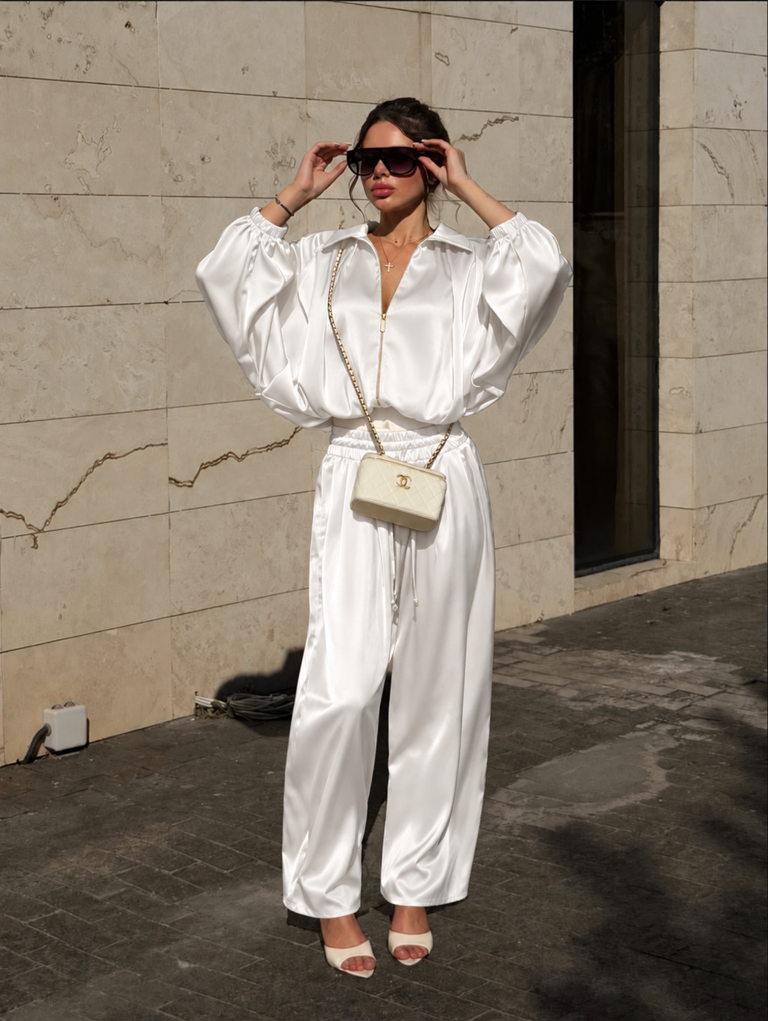 “ LUXE SATIN “ – Дамски сатенен комплект 2 части