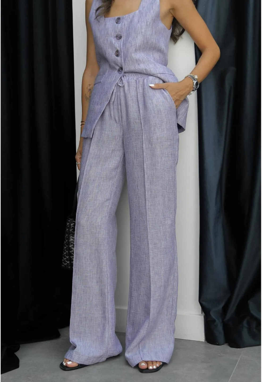 URBAN CHIC Комплект елек и панталон Puple