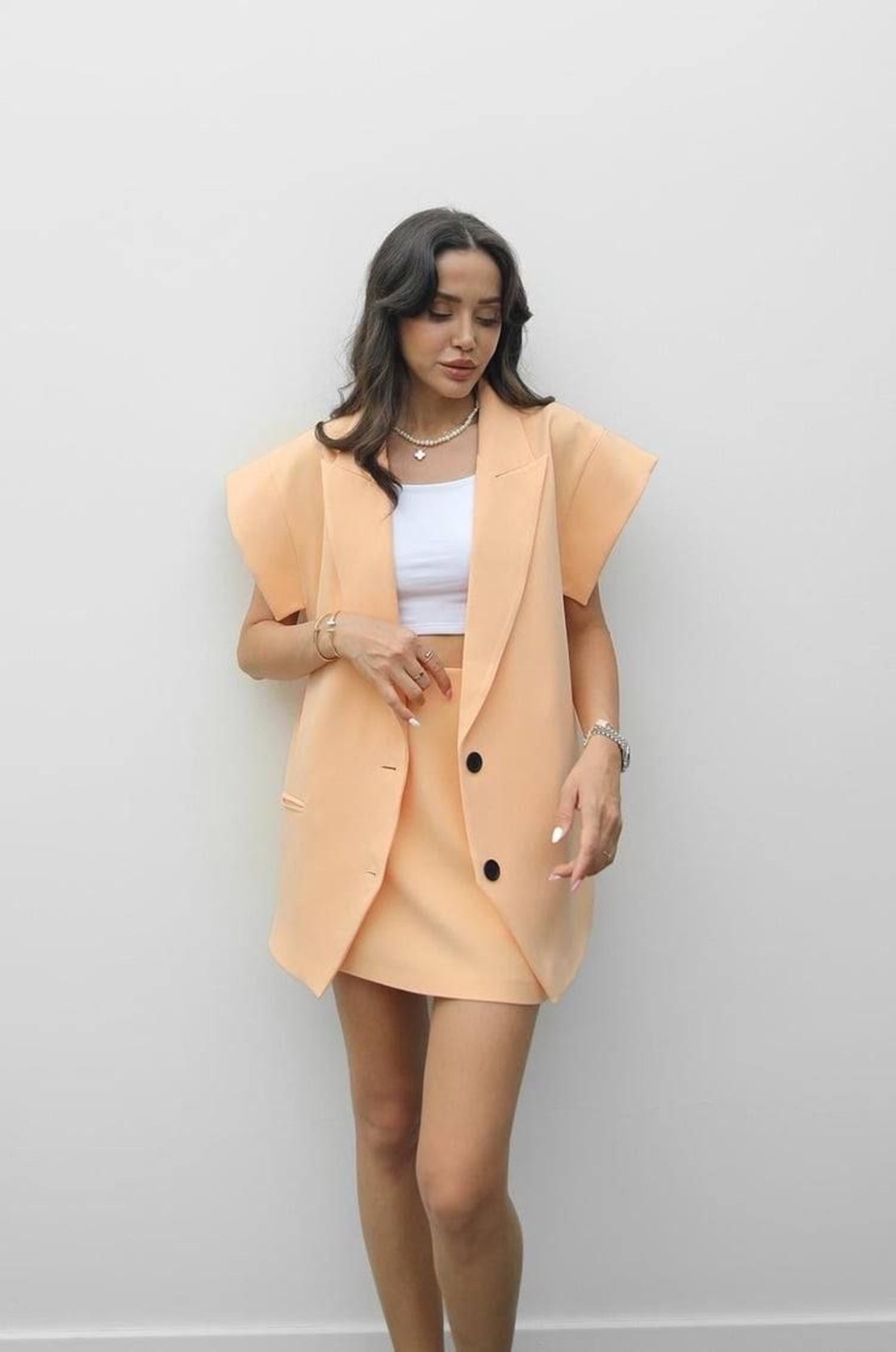 “Bold Elegance” Orange - Елегантен костюм