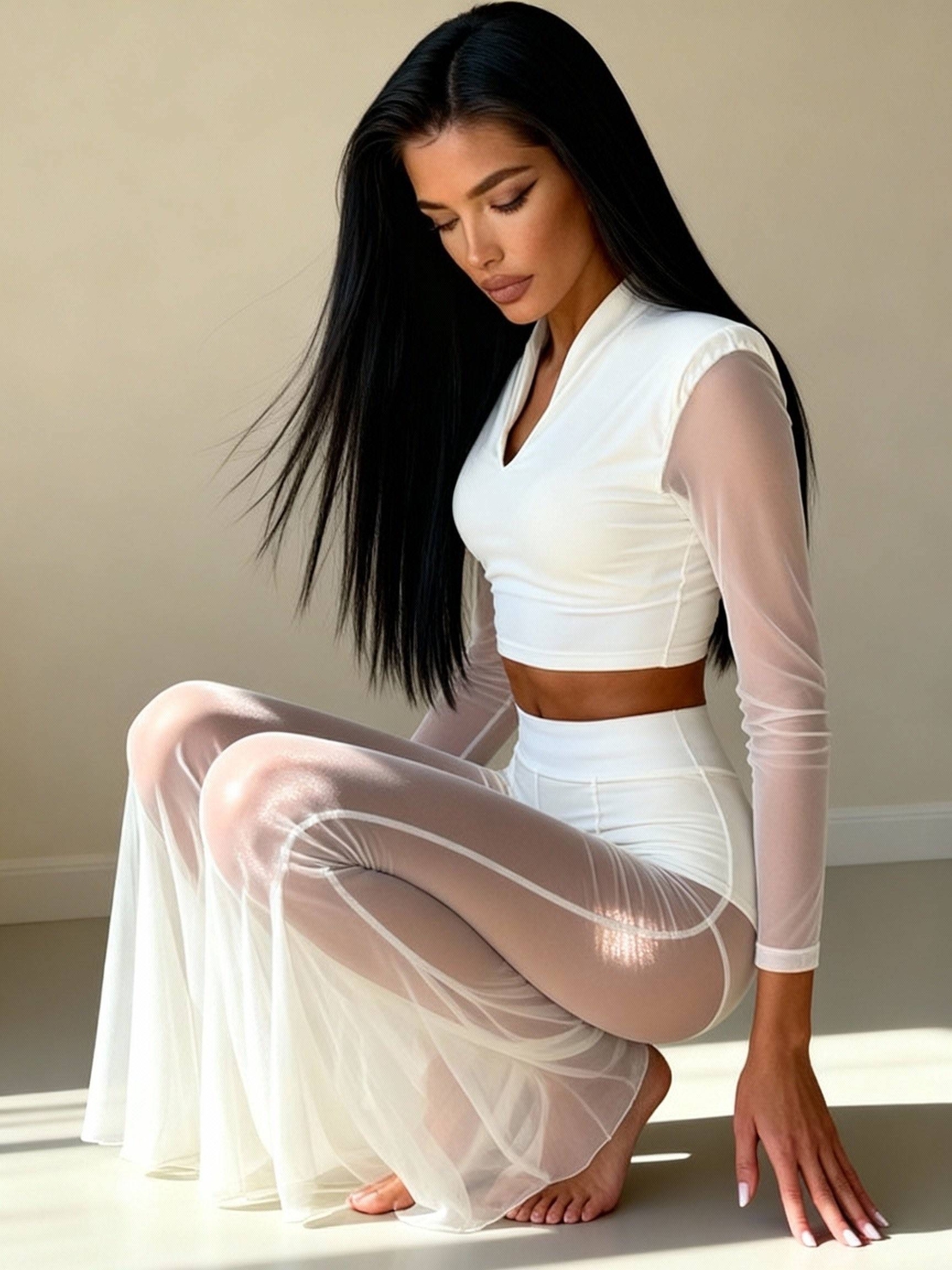 Midnight Whisper White- Сет от две части