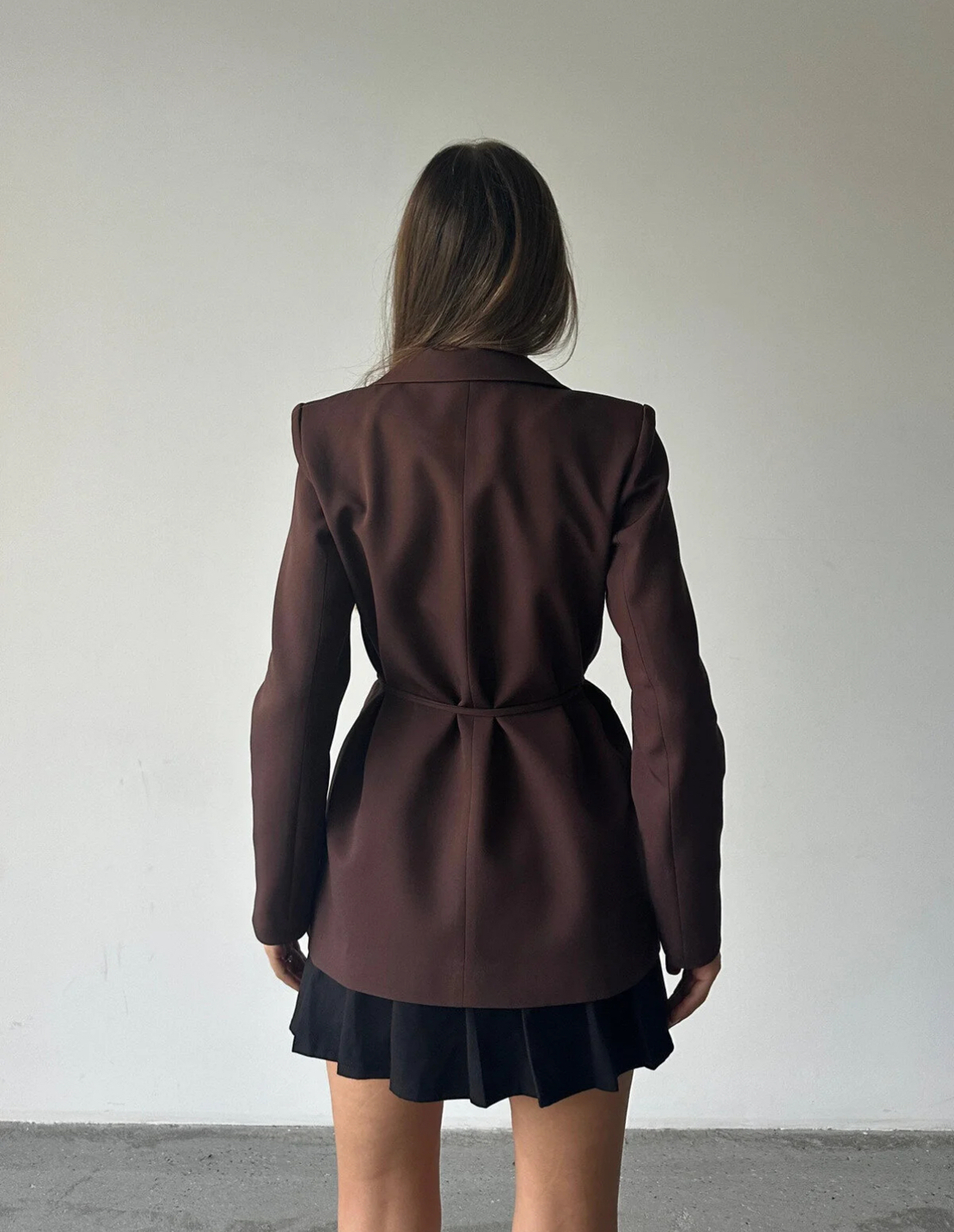 Mocha Modern Blazer - Кафяв Блейзър